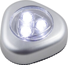 REFLEKTOR - PLASTIKA SREBRNA METALIK 3XAAA 1.5V