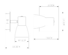 REFLEKTORI – METALNI NIKL MAT 1XE14 PARRY