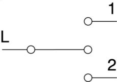 PREKIDAČ ZA ROLETE  1M PW MOD.