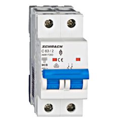 AUTOMATSKI OSIGURAČ AMPARO 6kA, C 63A, 2-POLNI