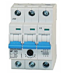 MOTORNA ZAŠTITNA SKLOPKA 3-POLNA, 6,3-10A