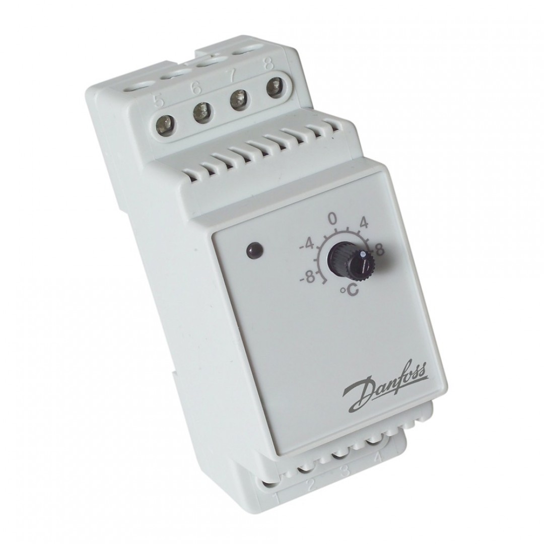 TERMOSTAT DIN 330 (-10-+10C) 16A SA SENZ. DANFOSS